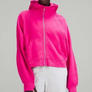 LuluLemon Sonic Pink Full Zip Scuba Hoodie